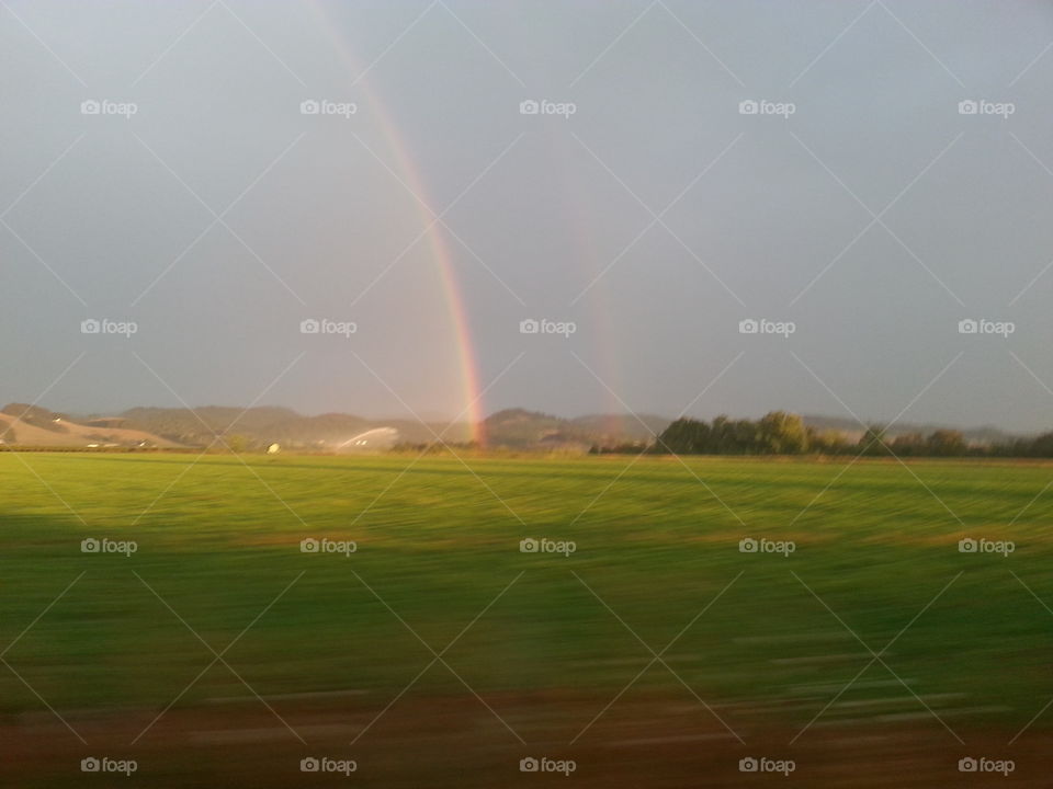 rainbow. weather