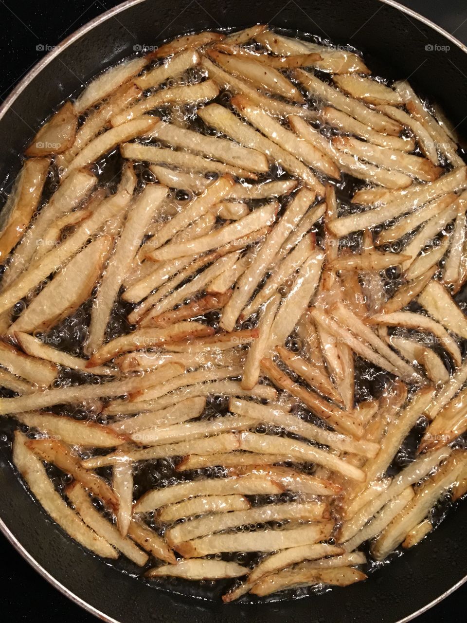 Cooking fries