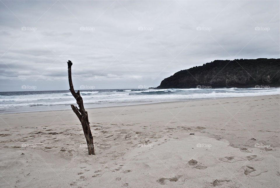 australia beach grey waves by louis3210