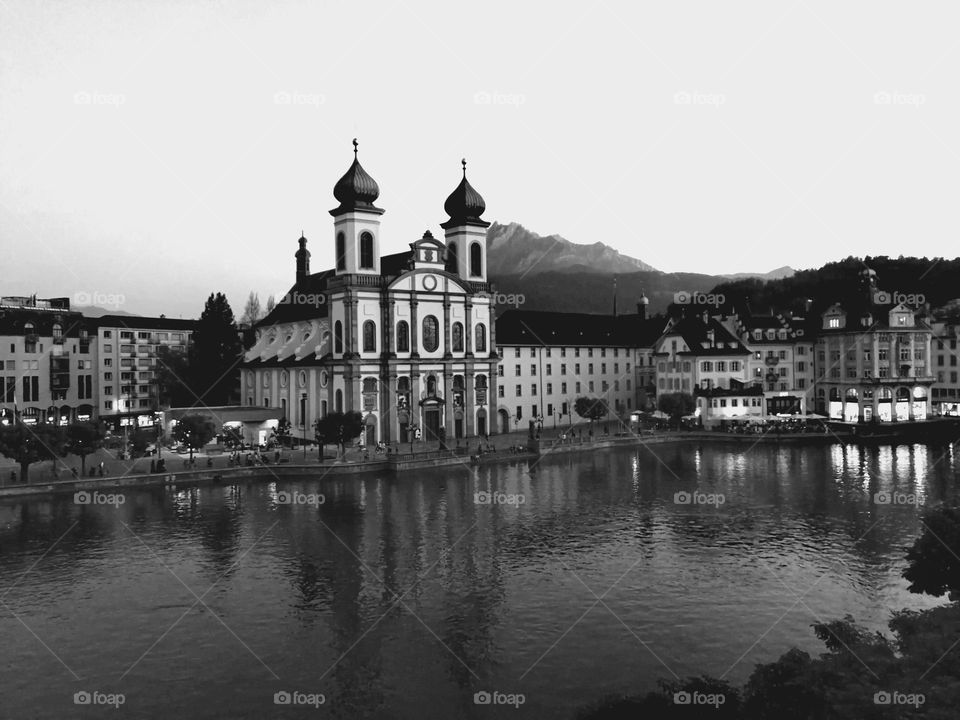 Jesuit Church in Lucerne, Switzerland