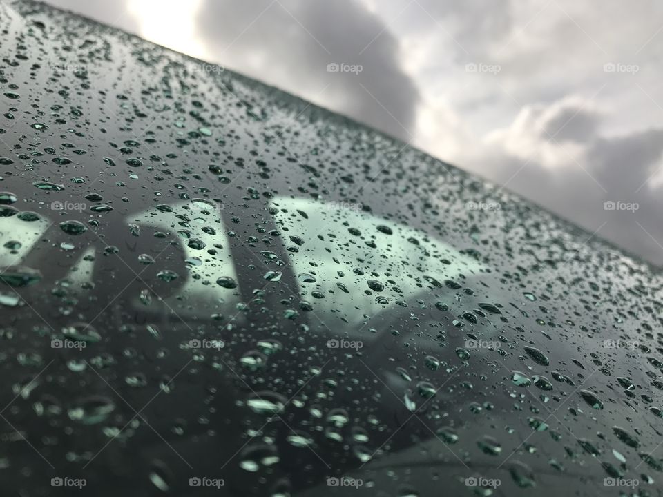 Window droplets 
