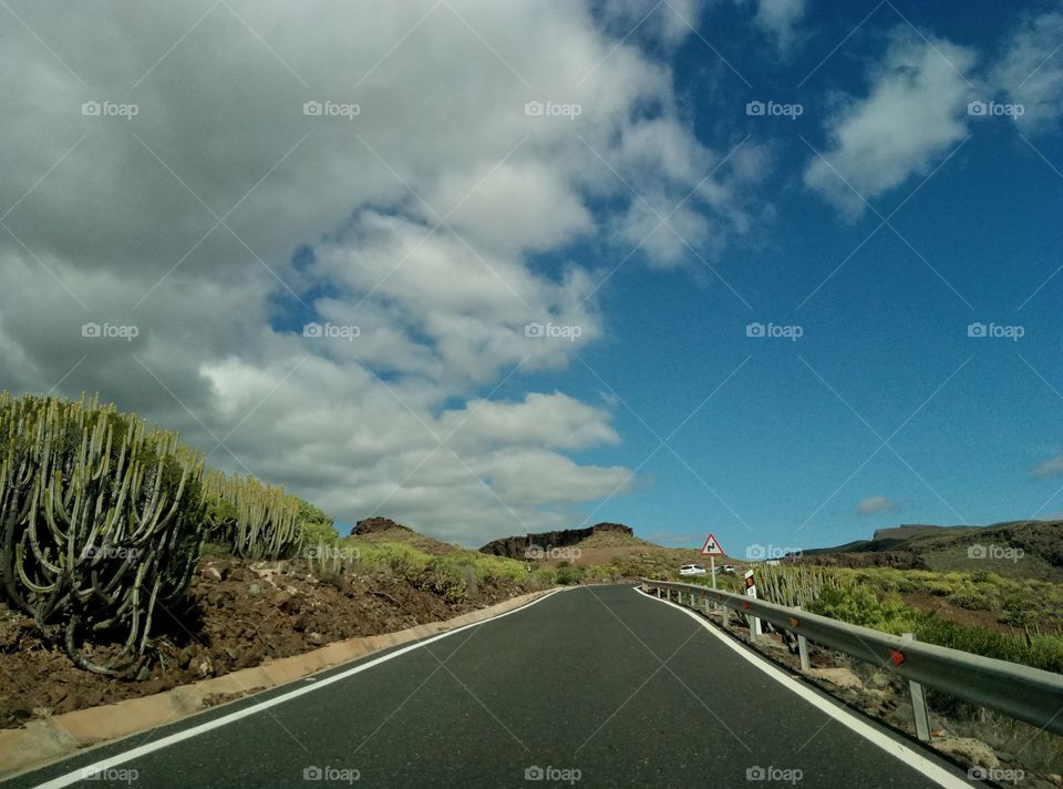 Road, No Person, Travel, Landscape, Sky