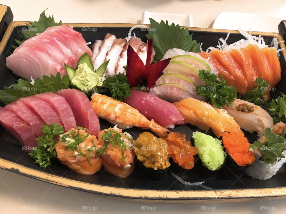 Sushi and Sashimi