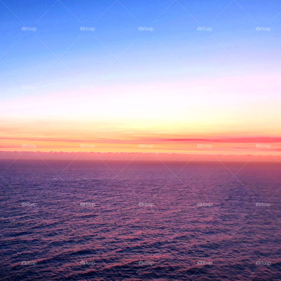 Pink sunrise on Byron Bay