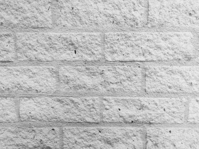 Close-up of white brick wall