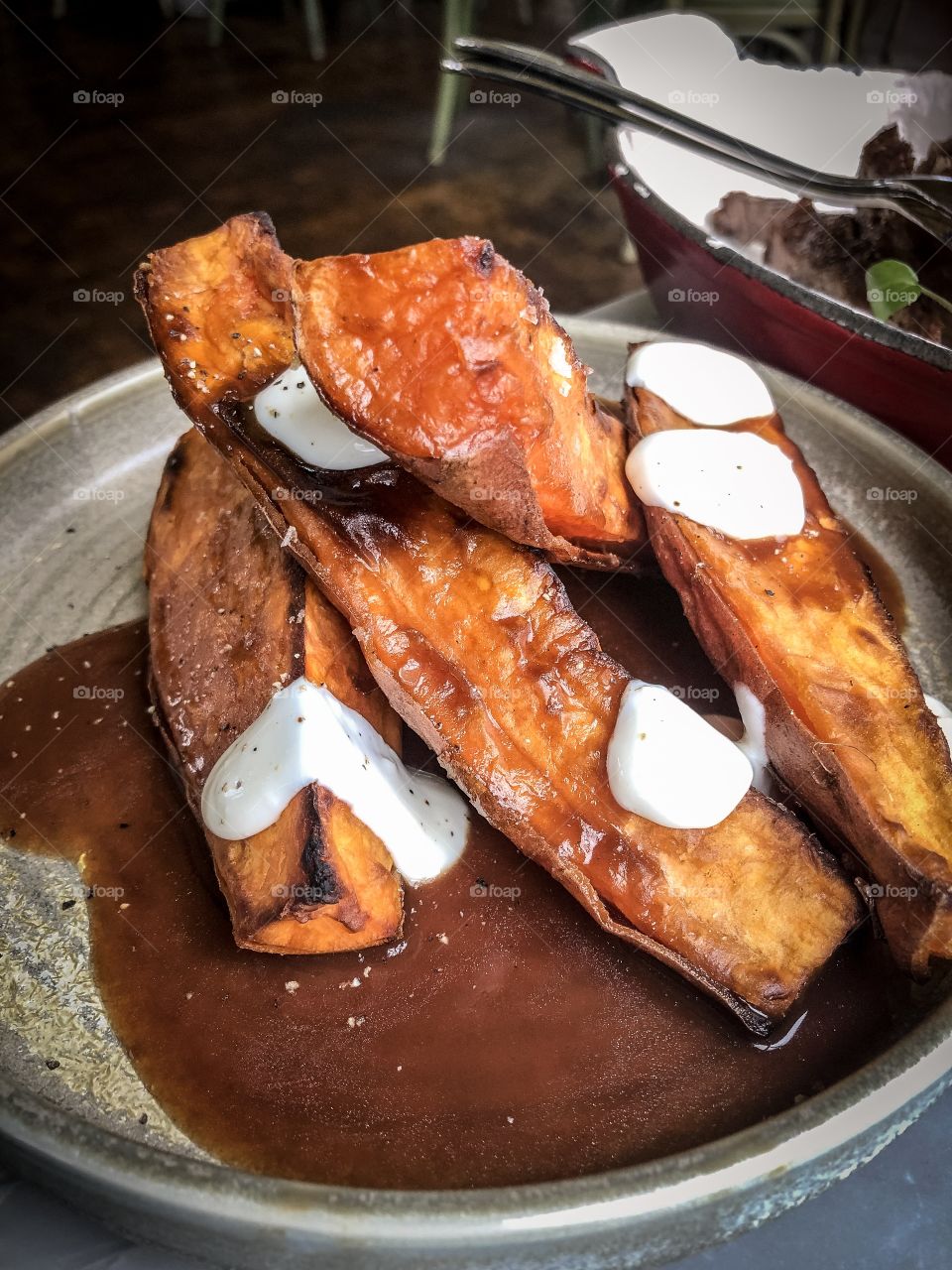 Sweet potatoe wedges 