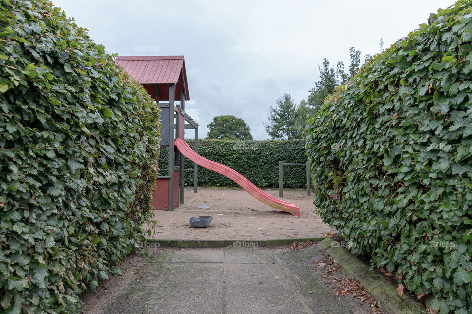 The red slide
