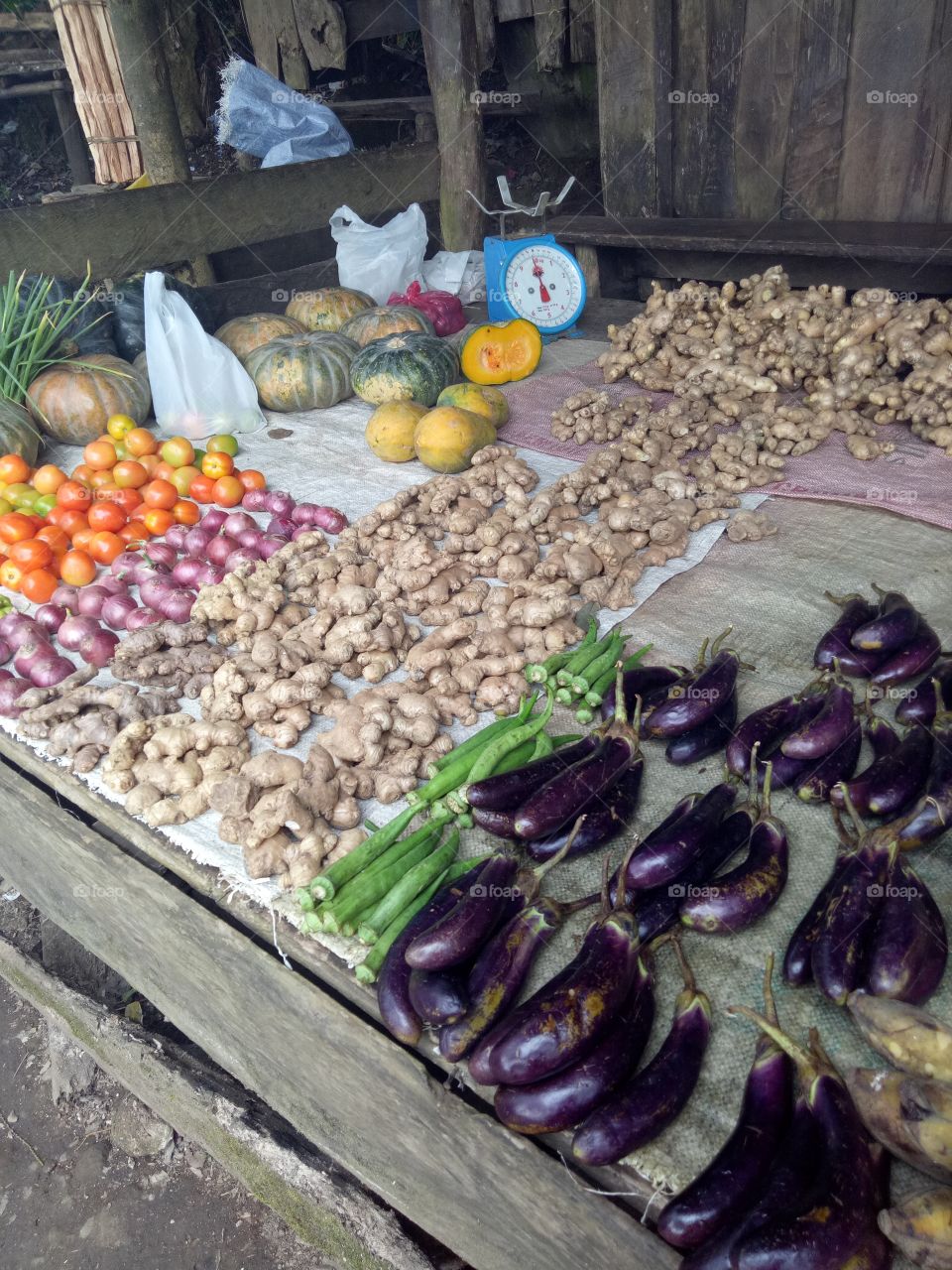 vegetable stall