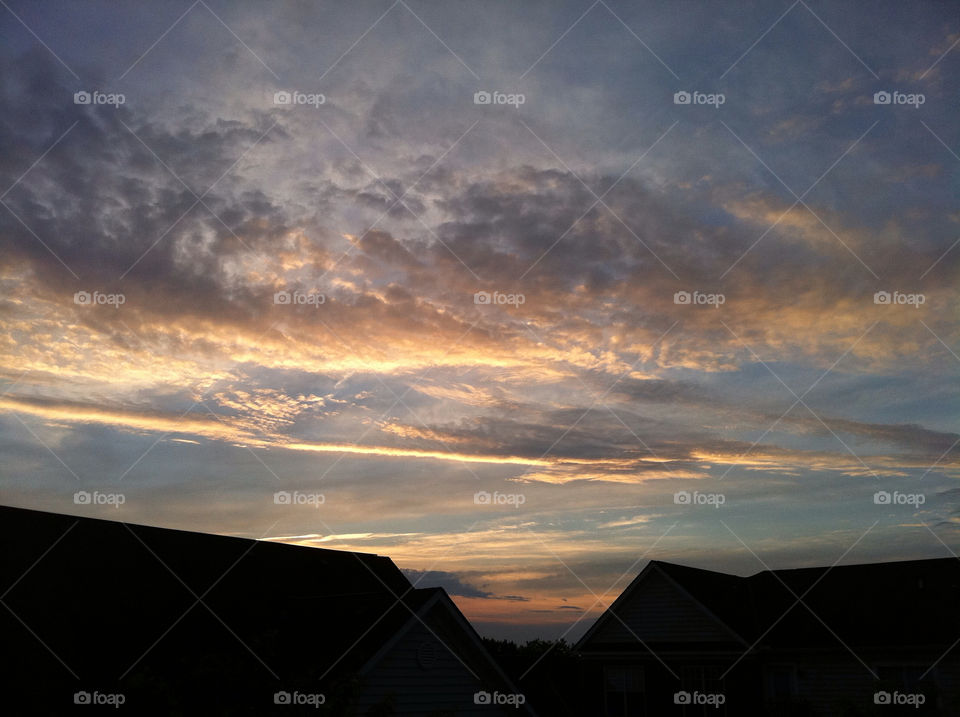 clouds dusk skies by joycoma