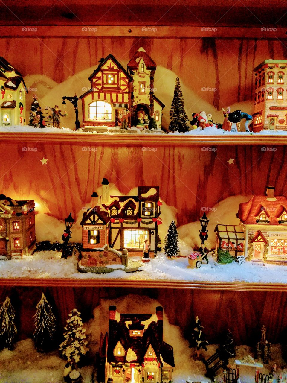 christmas village houses