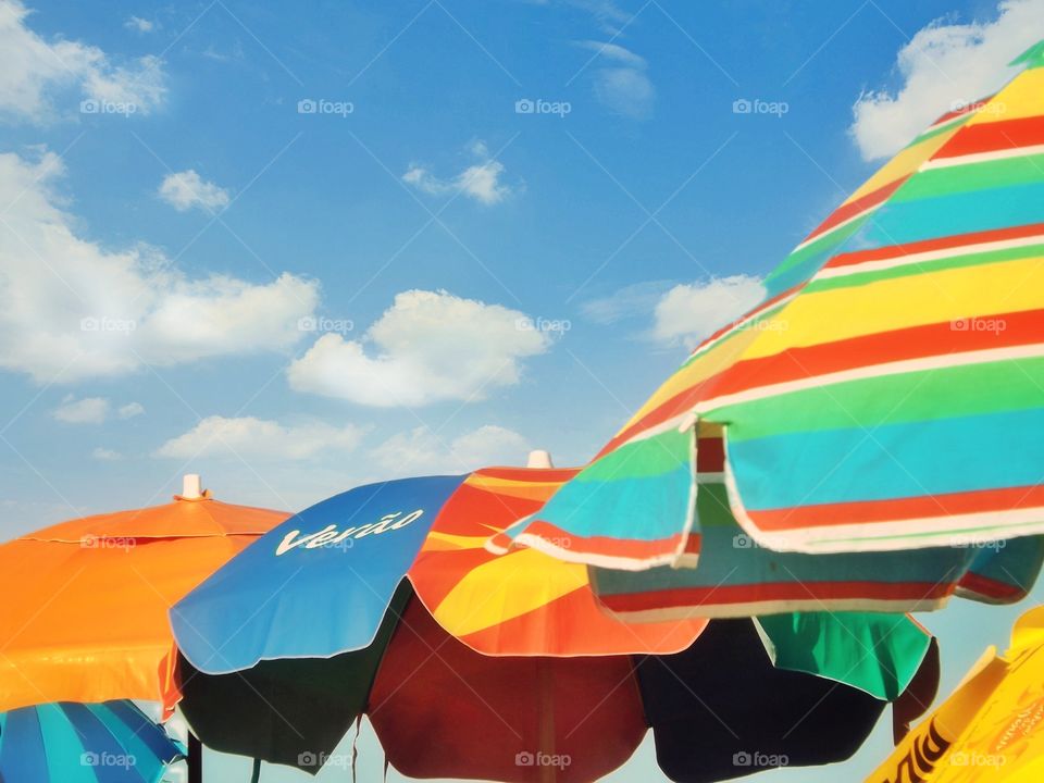 Beach umbrellas