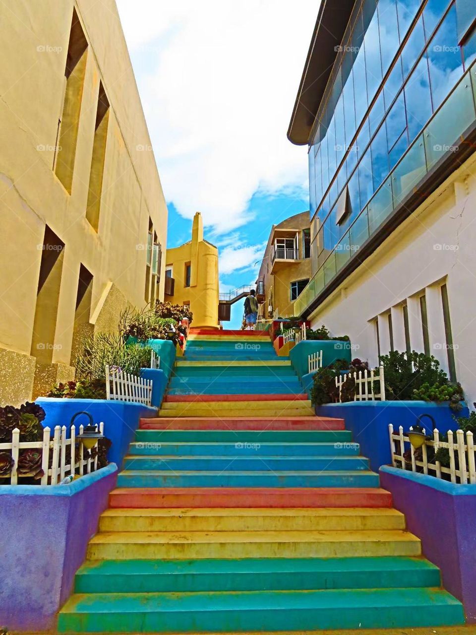 Rainbow staircase