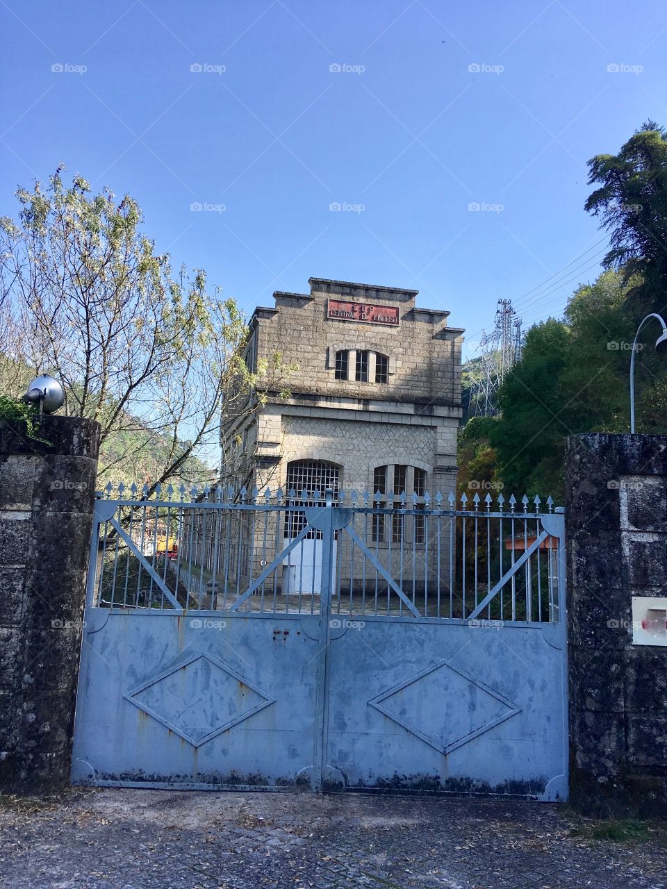 Old hydroelectric power station of Lindoso -Portugal 