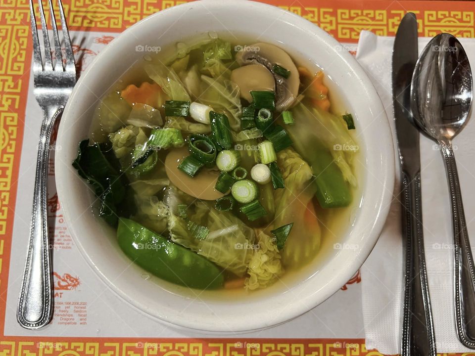 Chinese vegetable soup