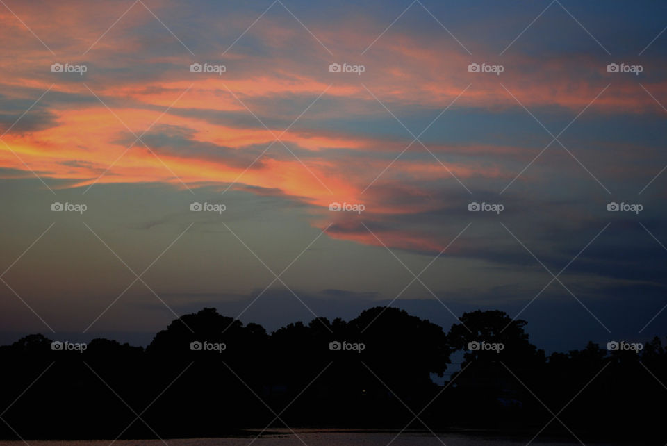 Kreamer Bayou sunset