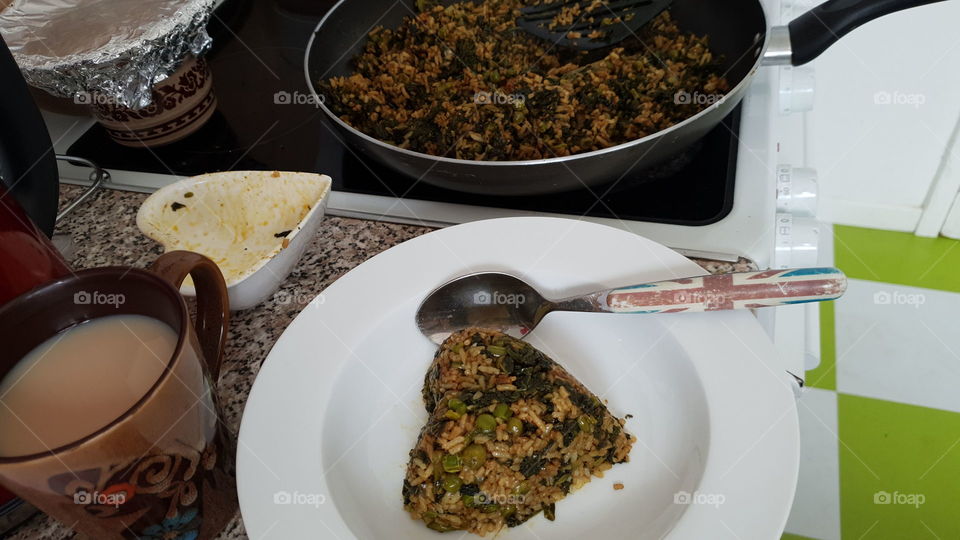 Vegetable fried rice