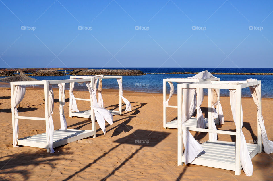 Beach, Sea, Chair, Ocean, Seashore