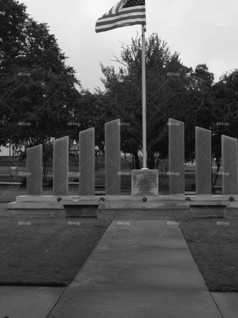 Cowpens Veteran's Memorial Par. Memorial park in my town!