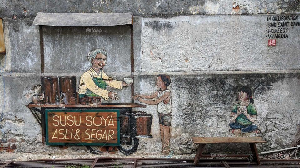 Street Art in Penang, Malaysia