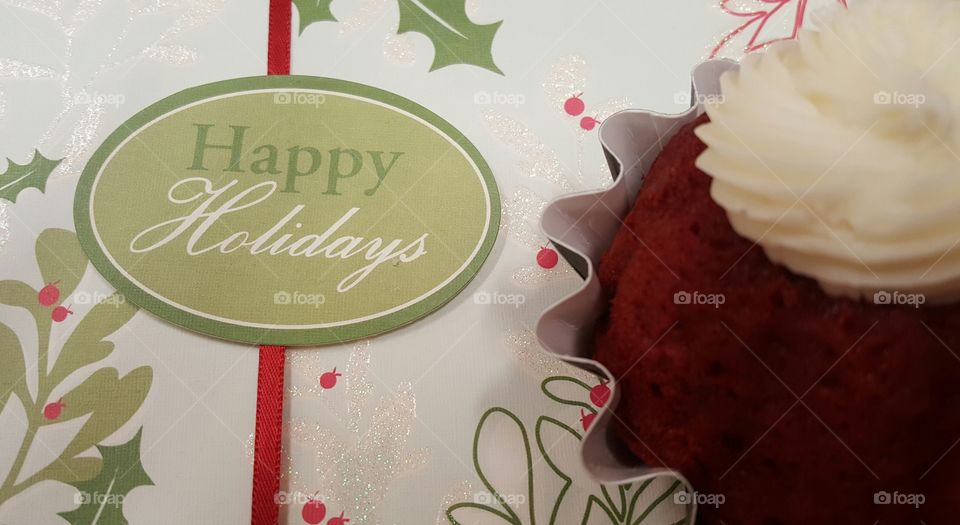 Red velvet mini bundt cake