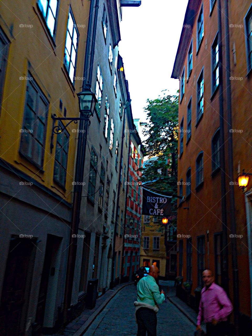Out in the alley in Stockholm