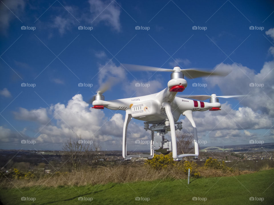 DJI Phantom 3 drone copter