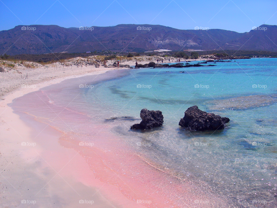 Amazing beach in Crete