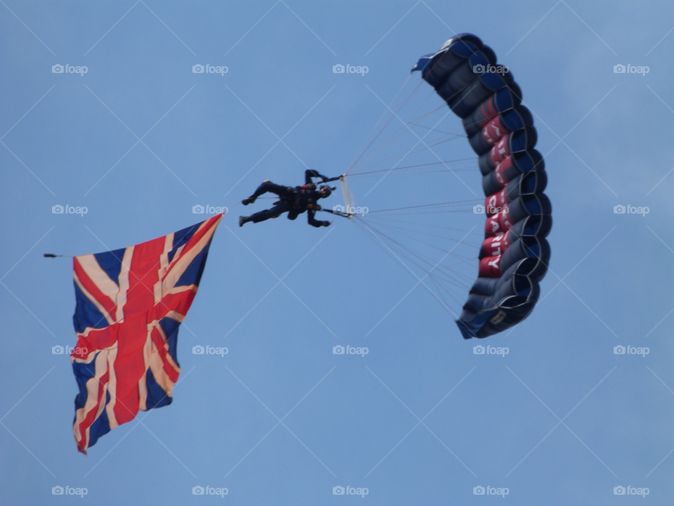 flag parachute canopy union flag by samspeed87