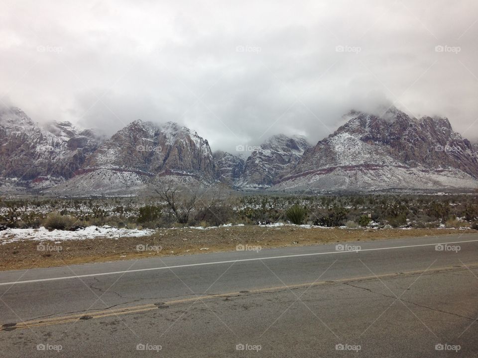 Snowy Canyon. It doesn't snow much in the desert but when it does it's beautiful.