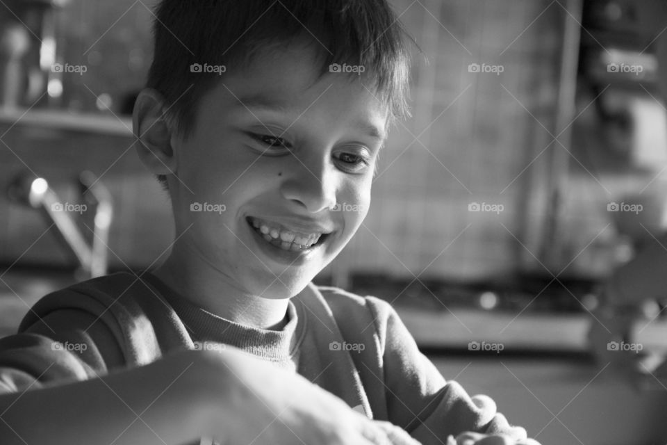 Portrait of a happy boy