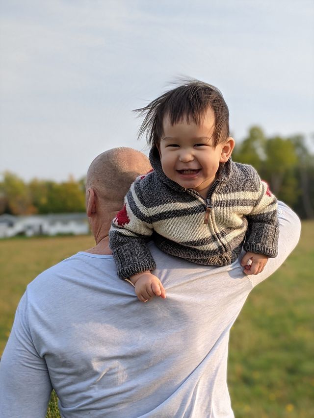 Father and son