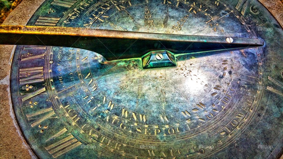 Sun dial..This was at the very back of cemetery at St Johns church in Barbados
