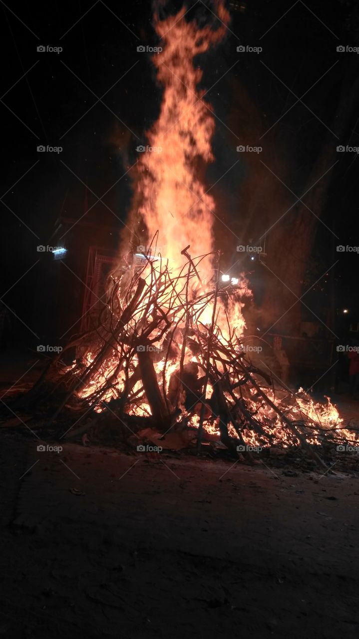 Holika puja..(Flame)