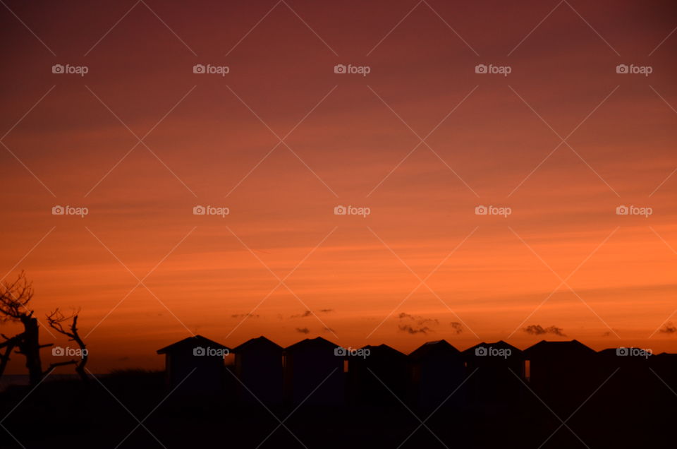 Incredible sunsets 
Beach huts