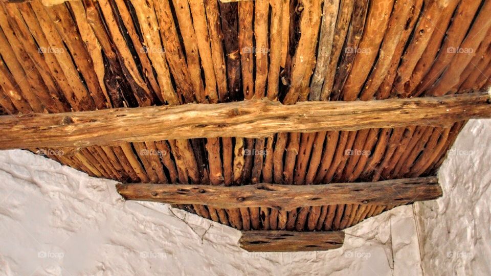 World Heritage Site: Spanish  Mission wood ceiling