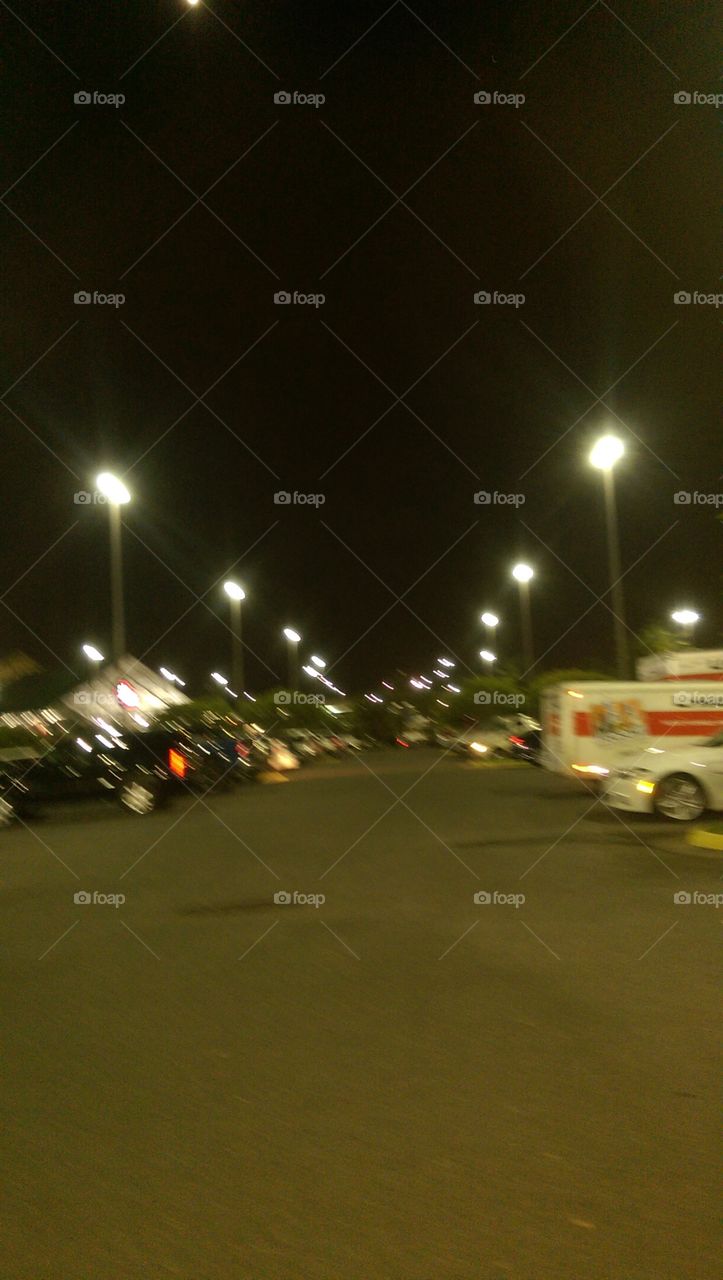 Street, Road, Blur, Storm, Car