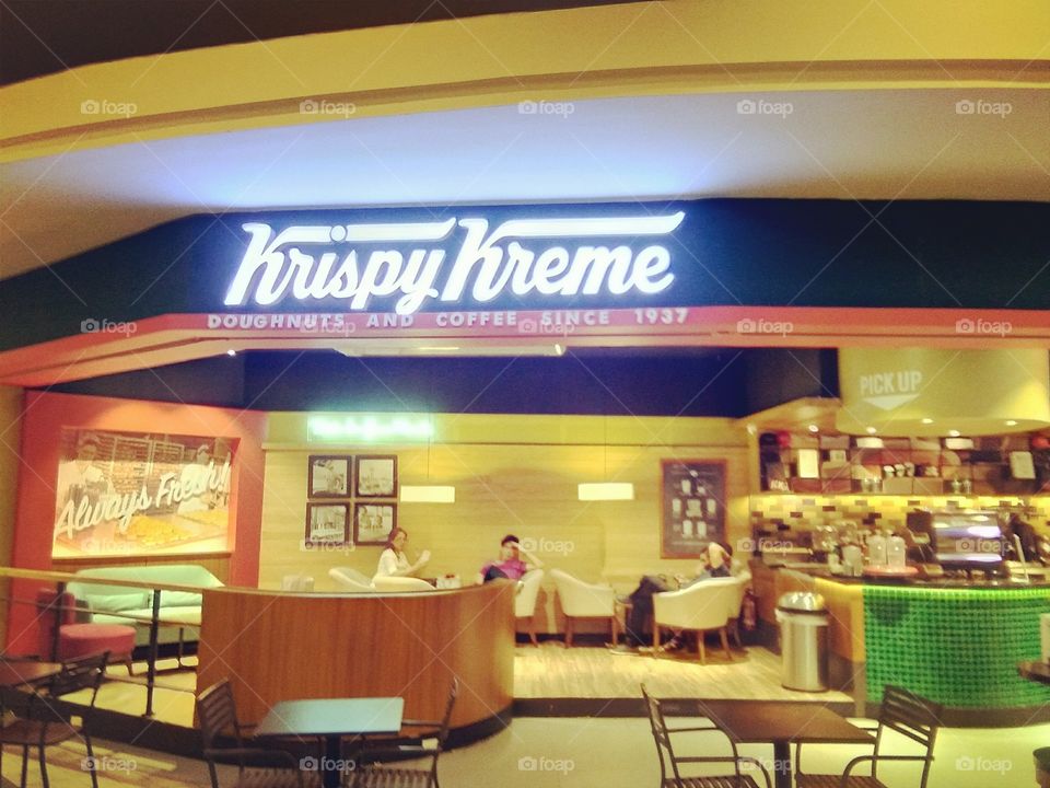 Krispy Kreme doughnuts and coffee shop