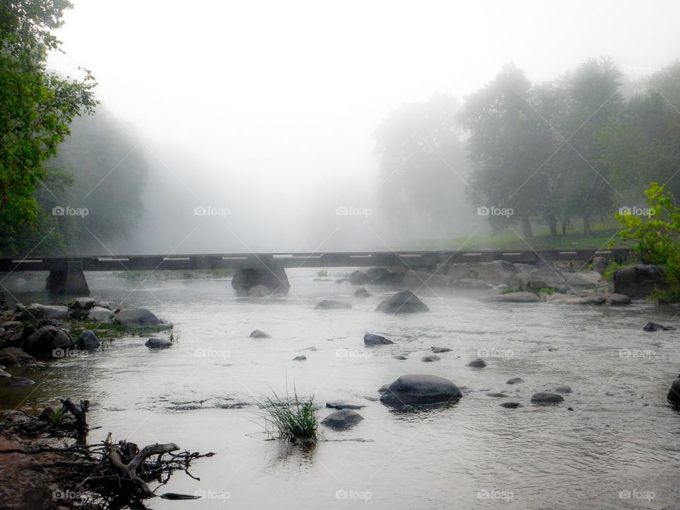 A bridge over the St. Francis River.