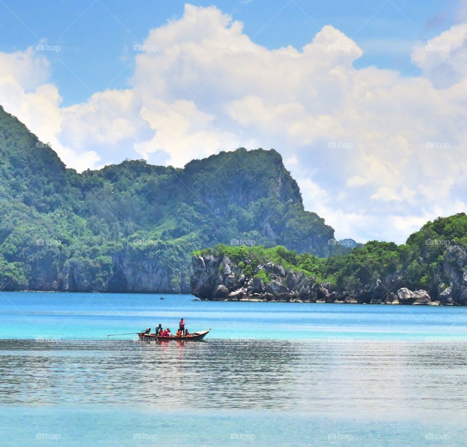 Chumphon southern of Thailand beautiful landscapes, Pearl natural beach