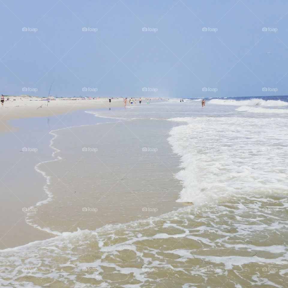 Beach sce