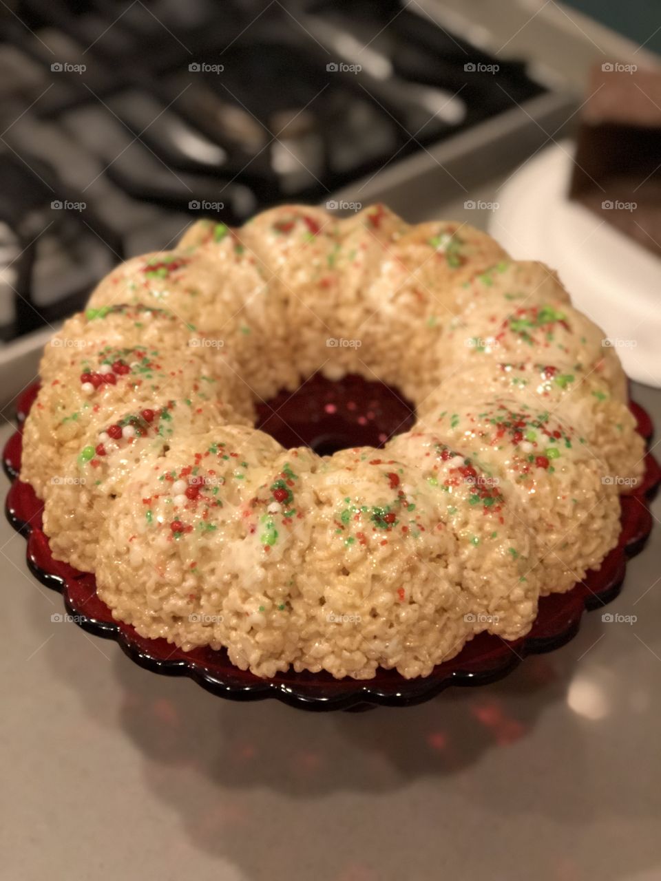 Rice Krispy Wreath