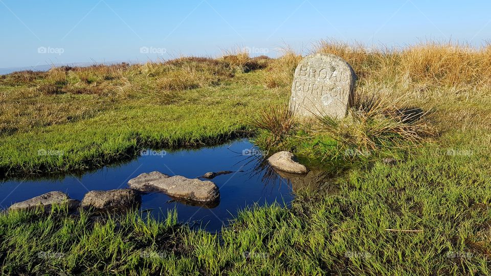 Marker stone Dartmoor