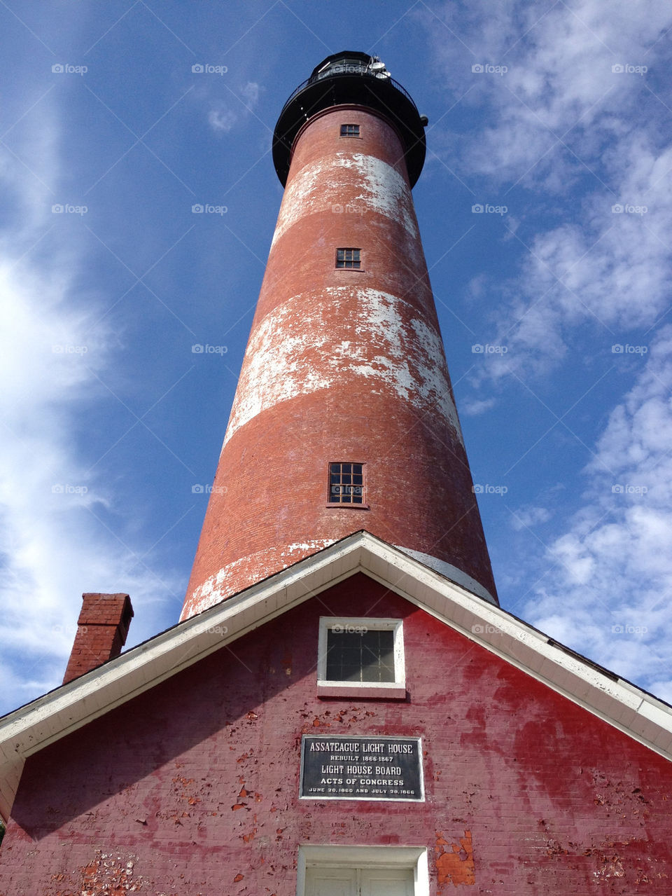 sky brick lighthouse stripes by 150