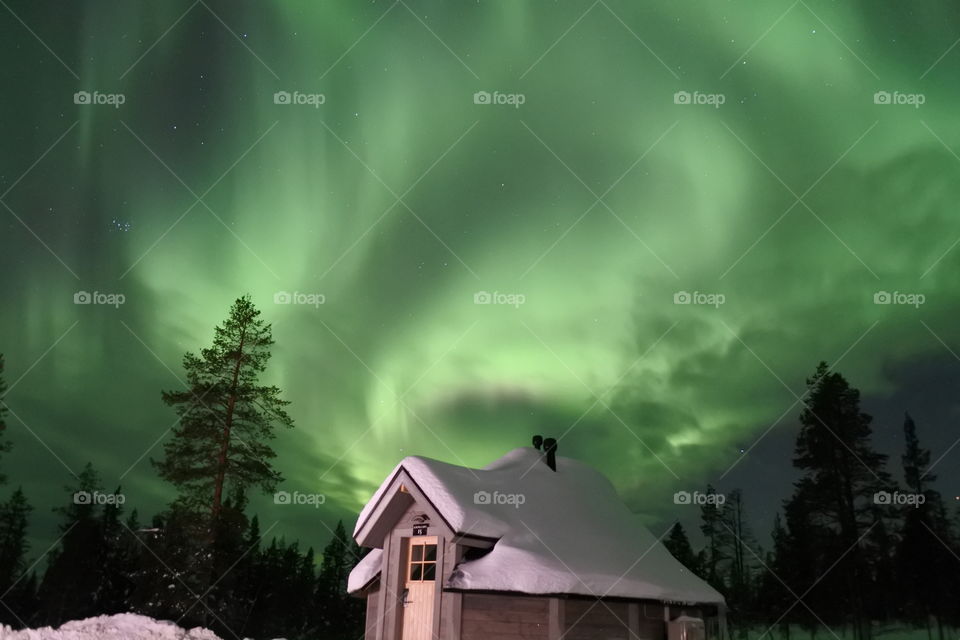 Northern lights in Finland