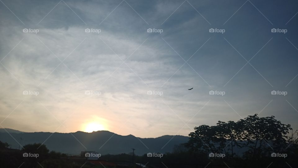 Amanecer. Lindo amanecer.