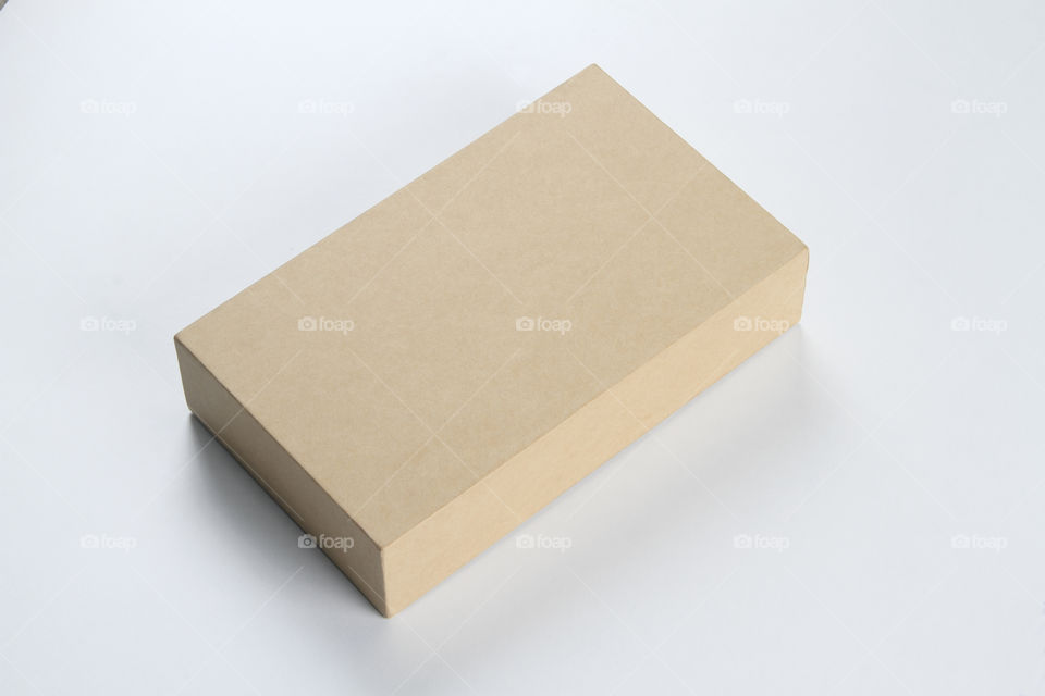 Cardboard box for mockup