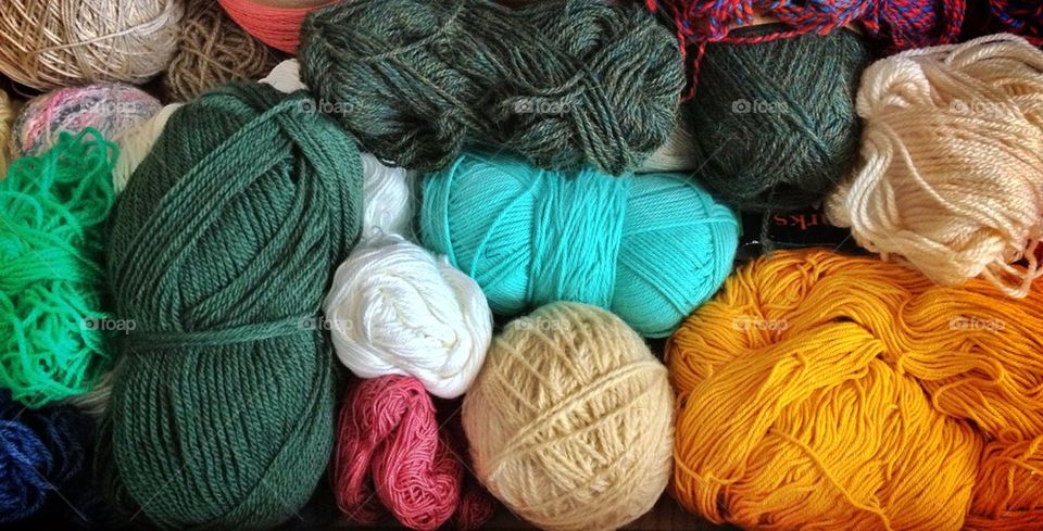 Balls of yarn