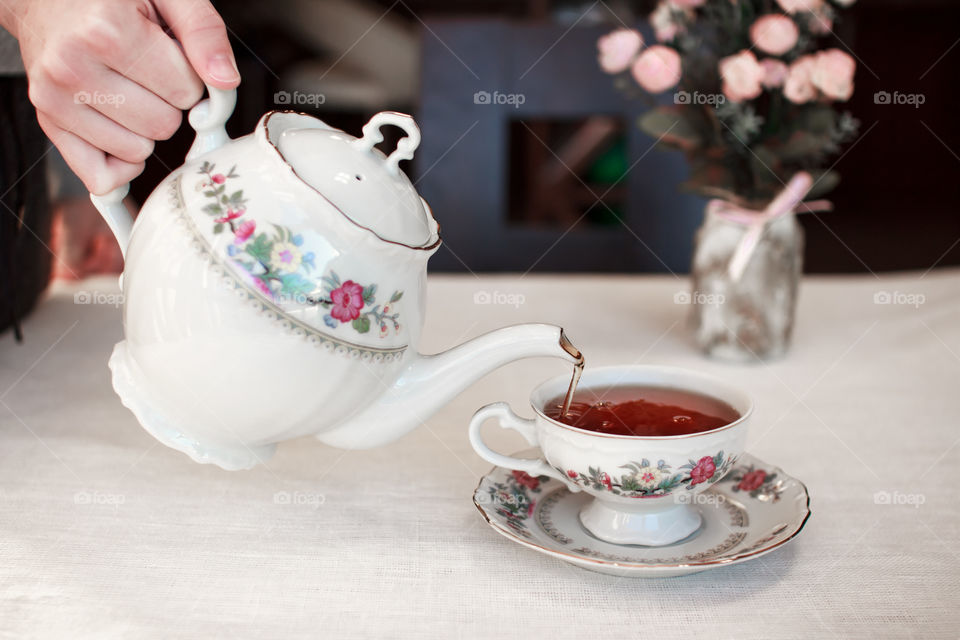 a cup of tea