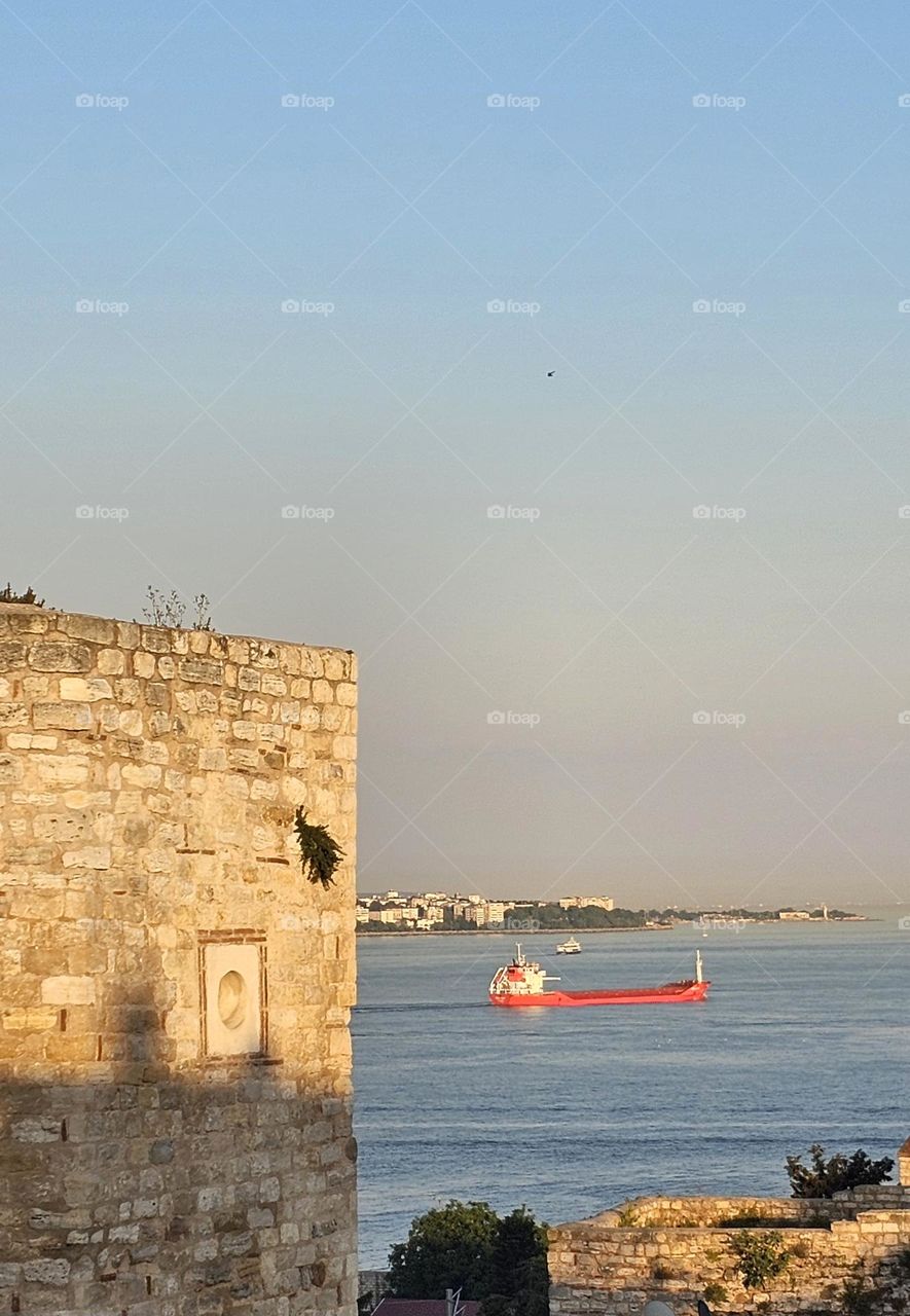 bateau sur le Bosphore