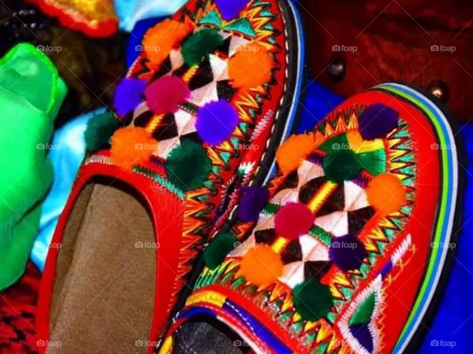 Amazigh traditional shoes